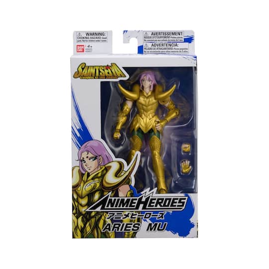 Bandai Anime Heroes 6.5&#x22; Knights Of The Zodiac Aries Mu Action Figure